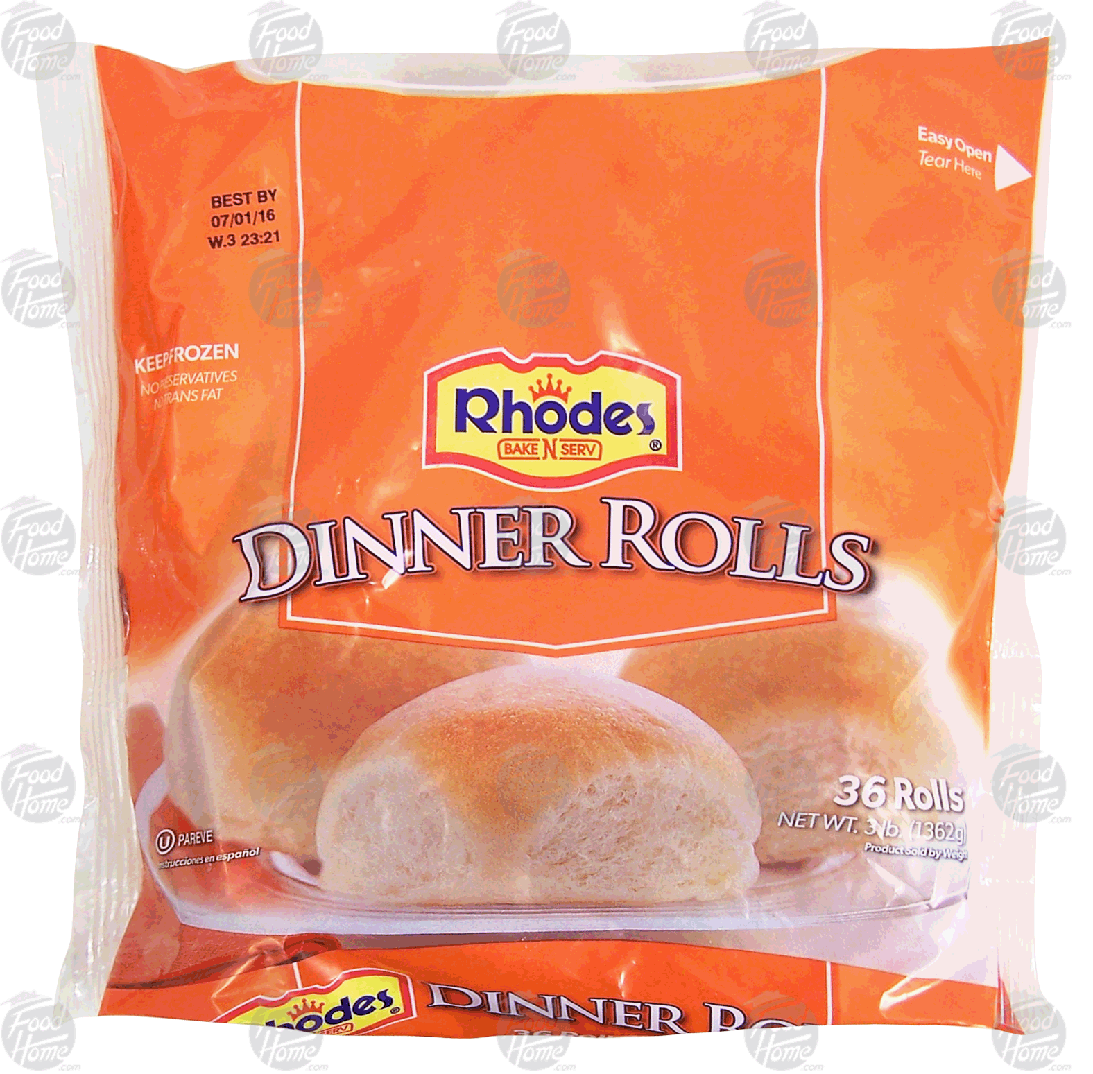 Rhodes Bake N Serv dinner rolls, 36 rolls Full-Size Picture